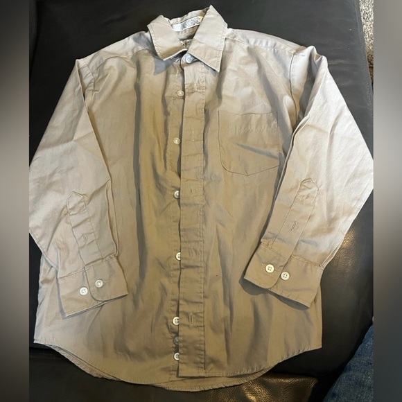 Van Heusen Other - Van Heusen Kids Taupe Button-Down Shirt
